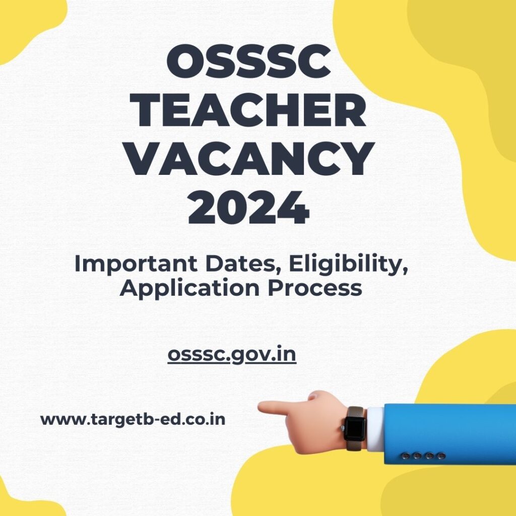 OSSSC Teacher Vacancy 22024